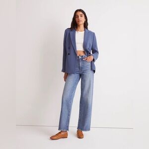 Madewell Blue Wide Leg Jeans